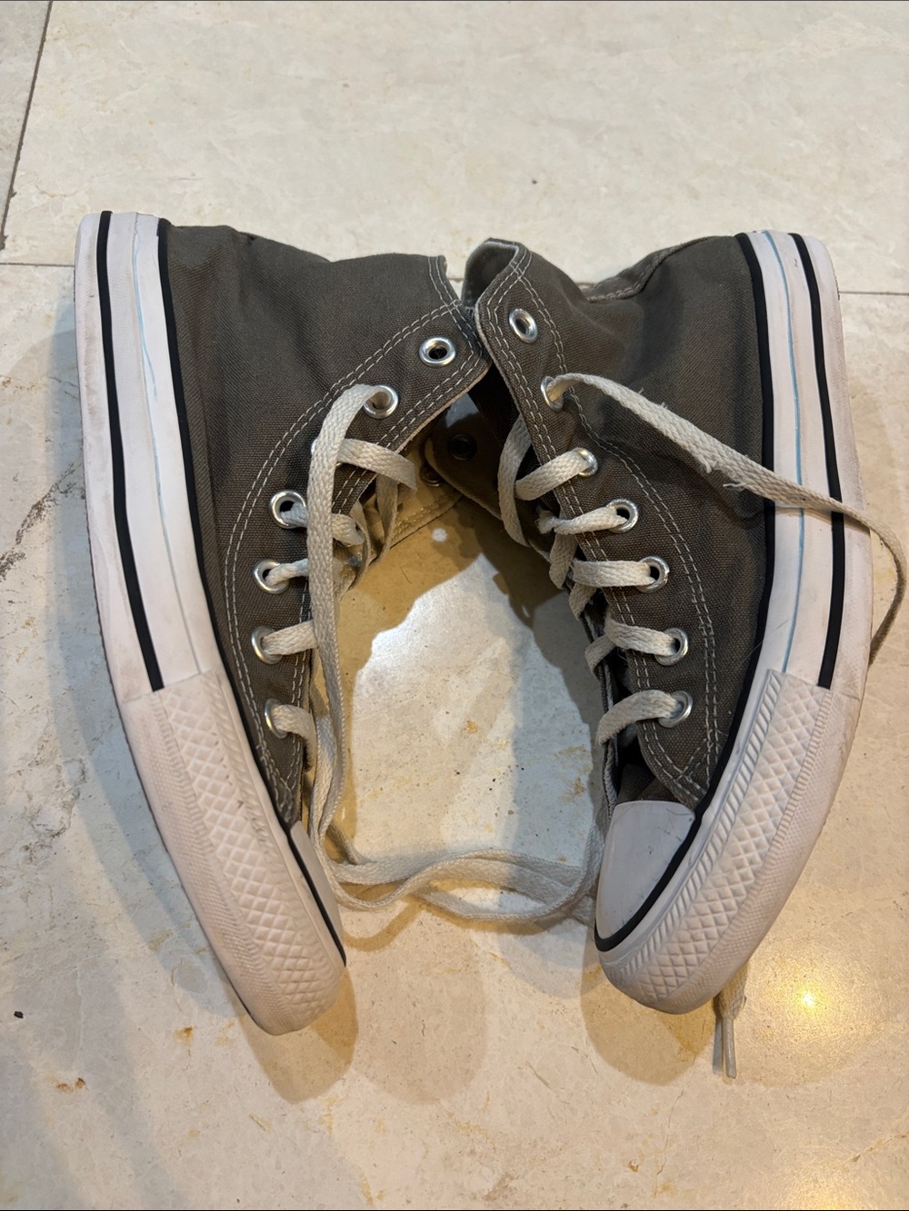 Converse Kids High-Top Sneakers in Olive